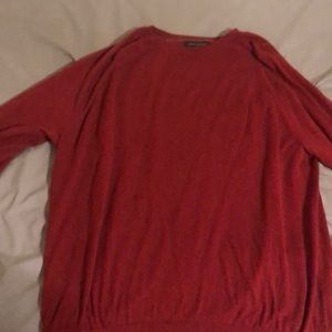 Banana republic red crewneck